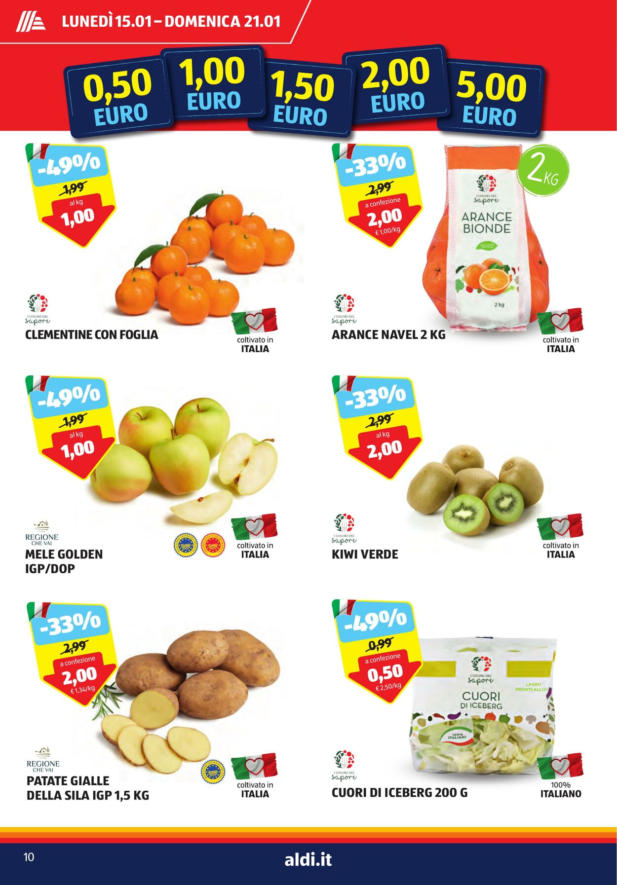 Volantino Aldi 15.01.2024 - 21.01.2024