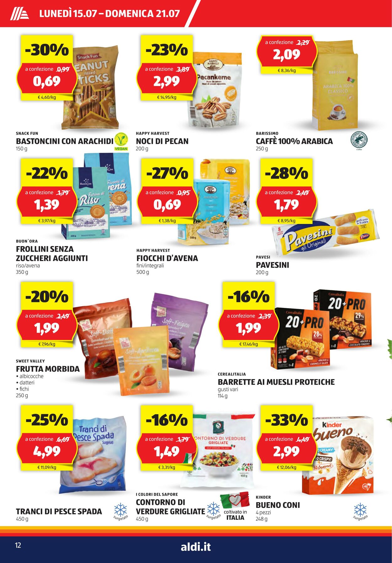 Volantino Aldi 15.07.2024 - 21.07.2024