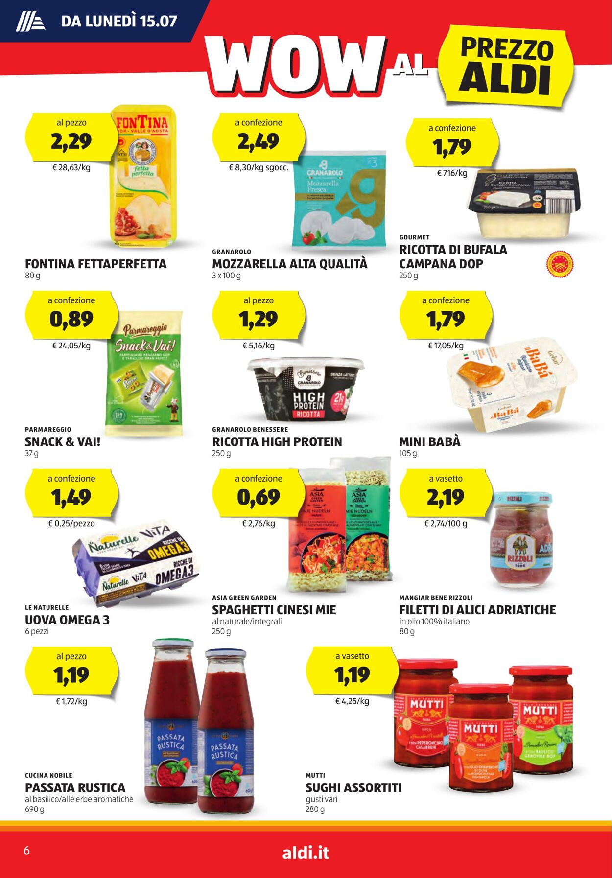 Volantino Aldi 15.07.2024 - 21.07.2024