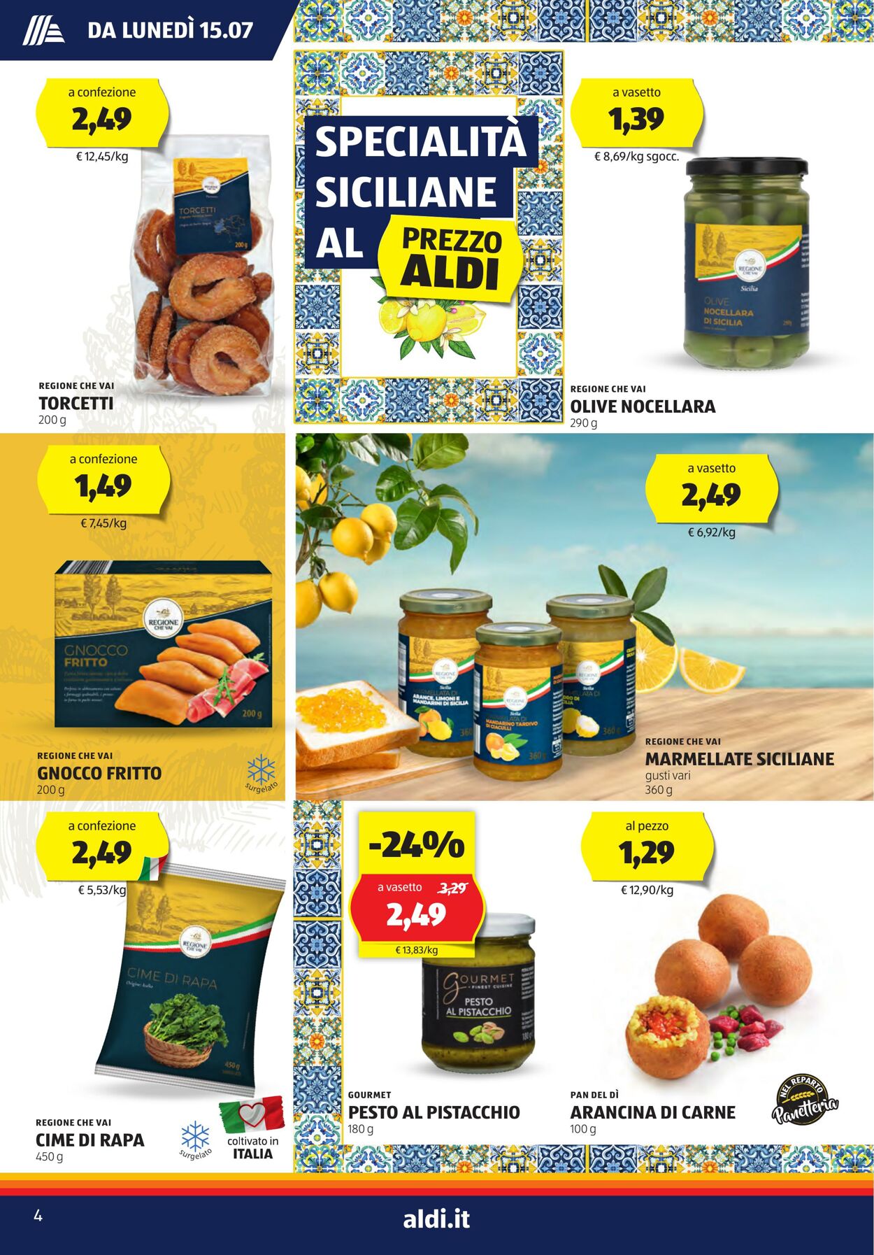 Volantino Aldi 15.07.2024 - 21.07.2024