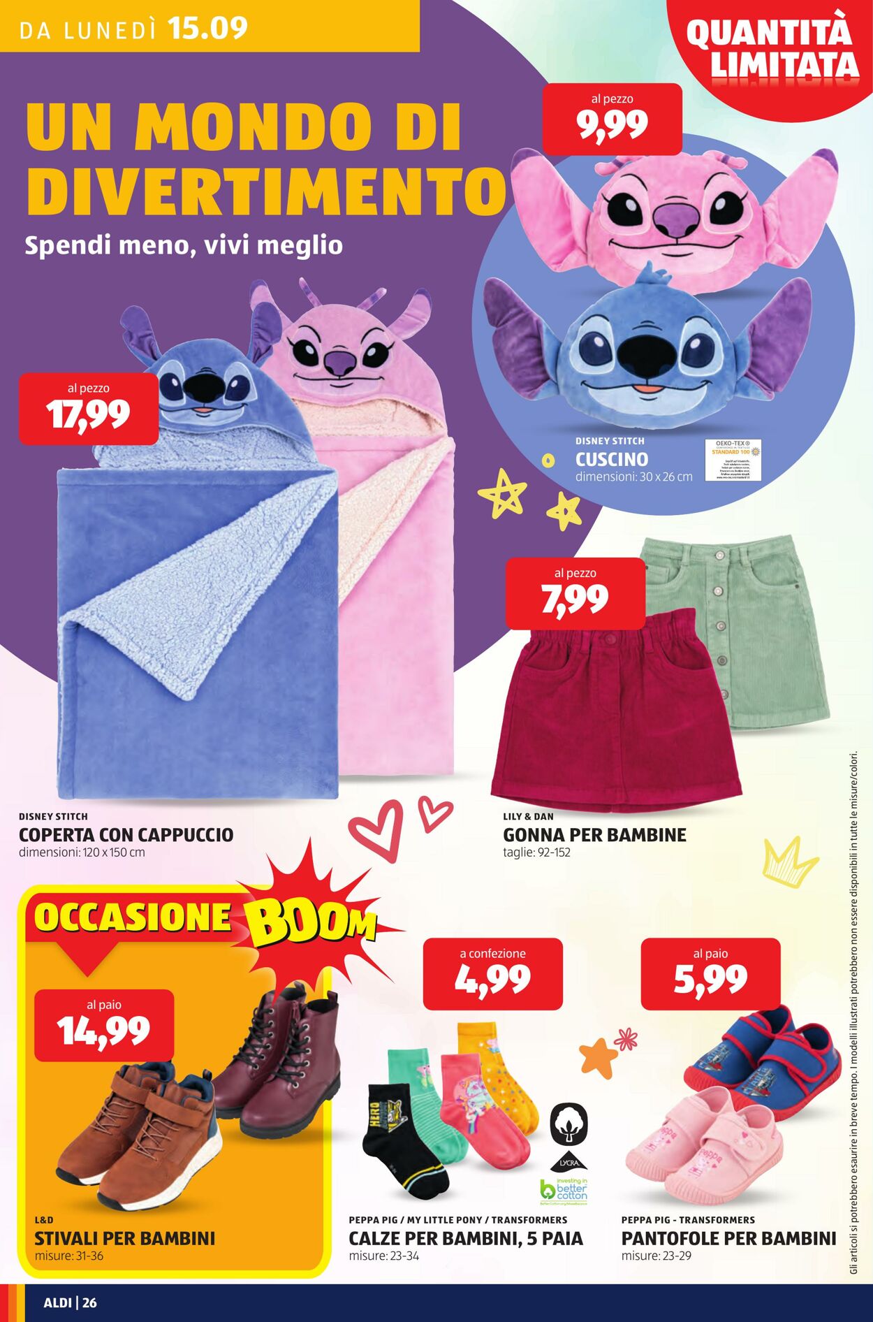 Volantino Aldi 15.09.2025 - 21.09.2025
