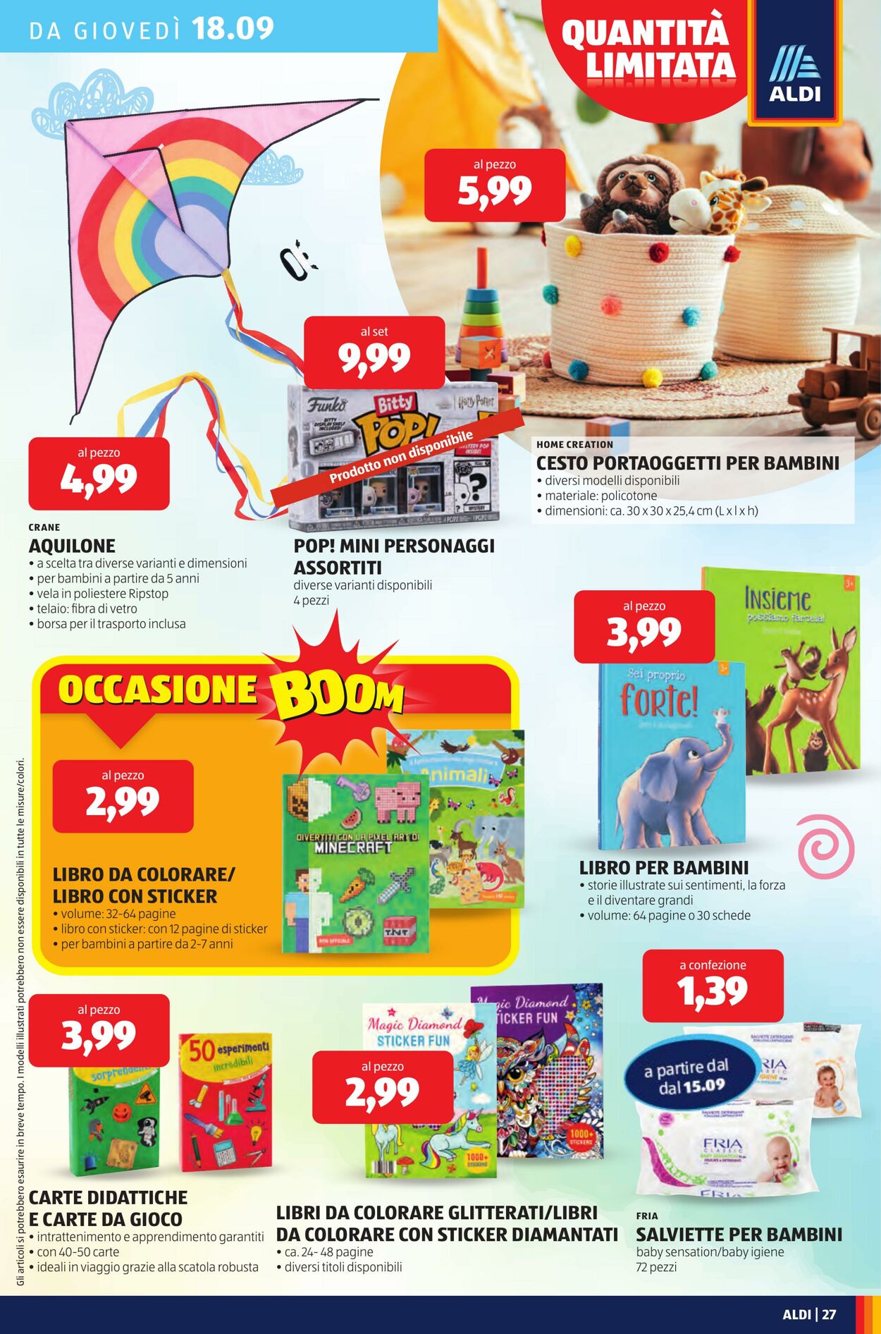 Volantino Aldi 15.09.2025 - 21.09.2025