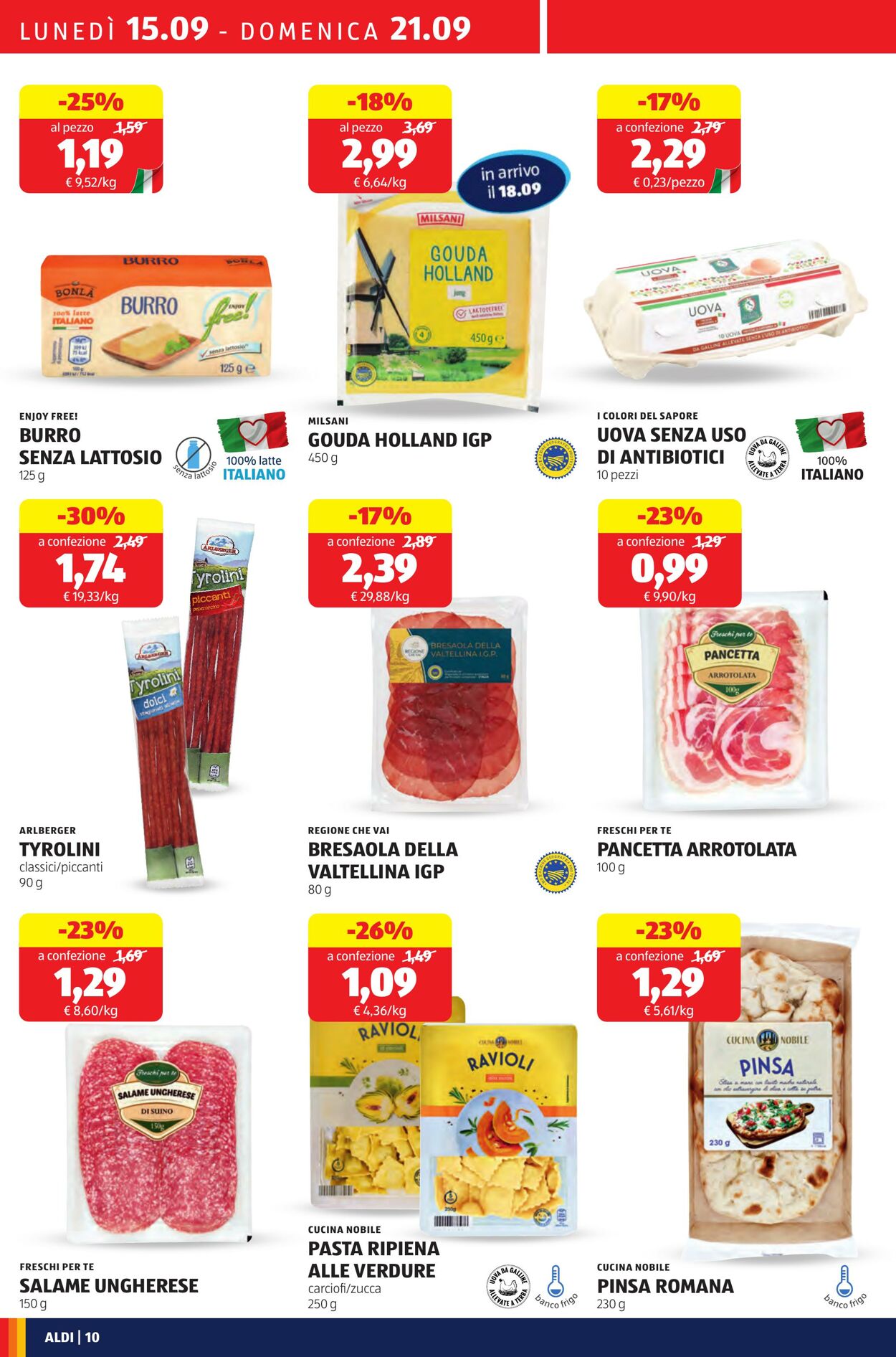 Volantino Aldi 15.09.2025 - 21.09.2025