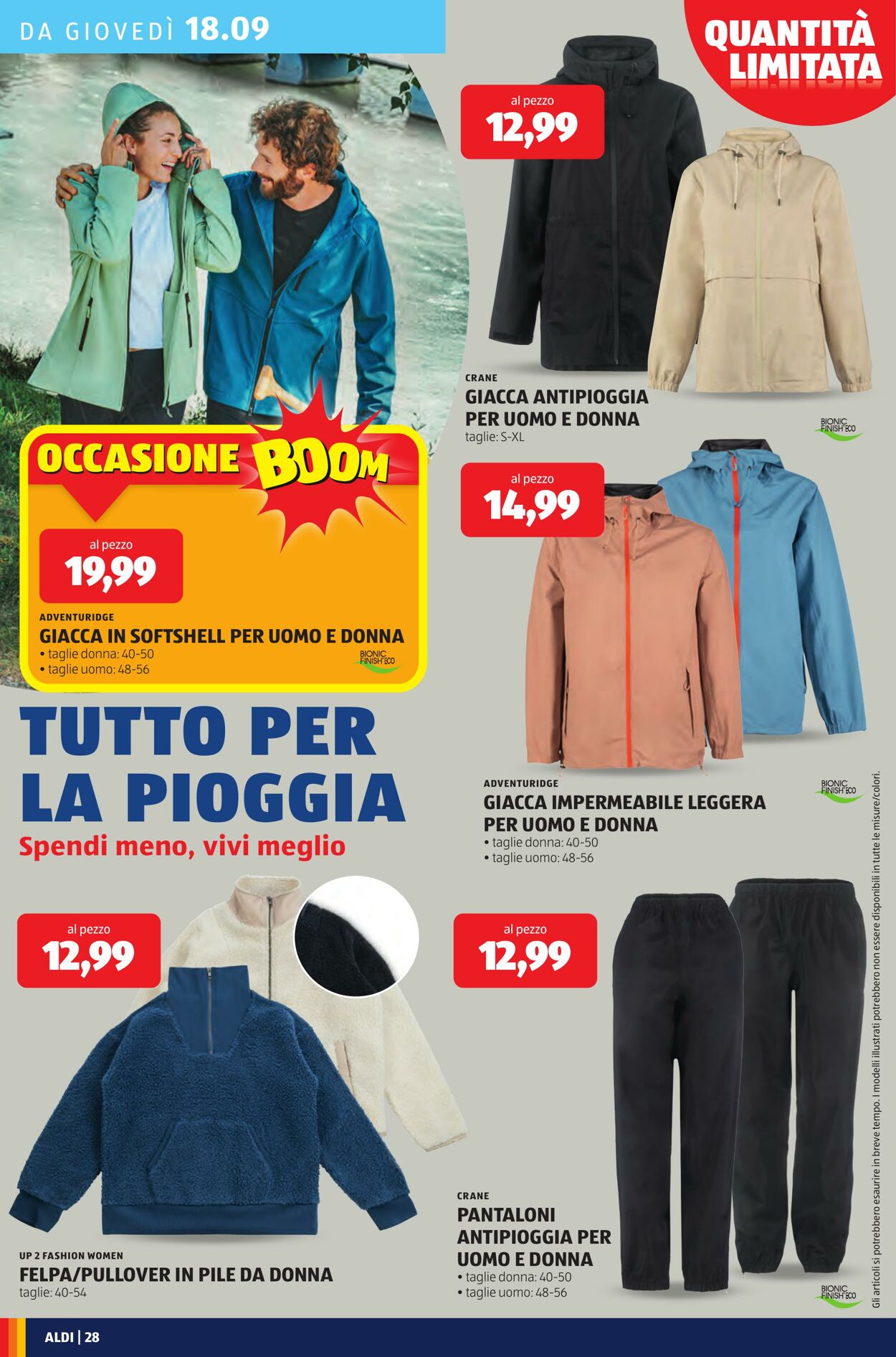 Volantino Aldi 15.09.2025 - 21.09.2025