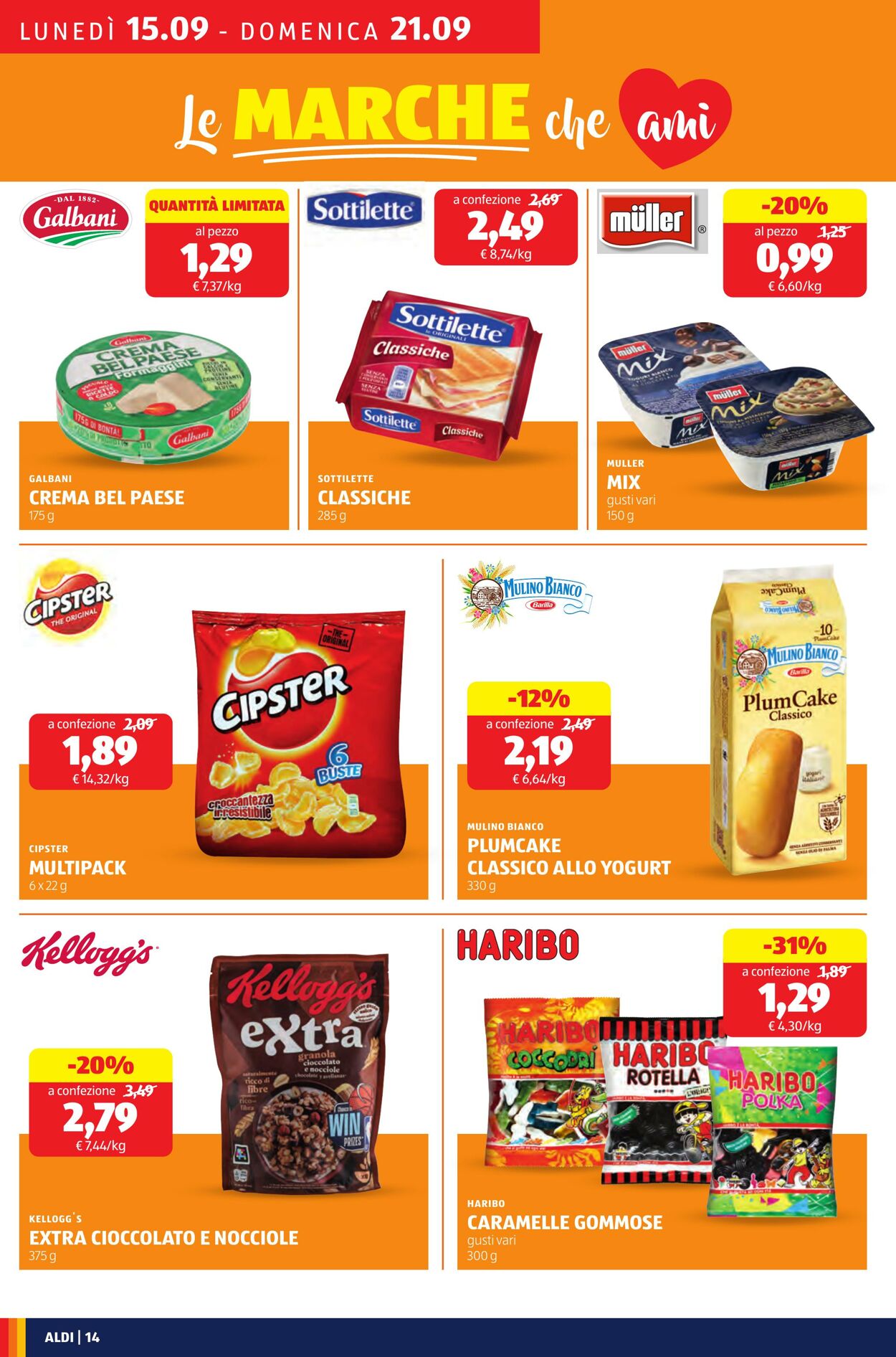 Volantino Aldi 15.09.2025 - 21.09.2025