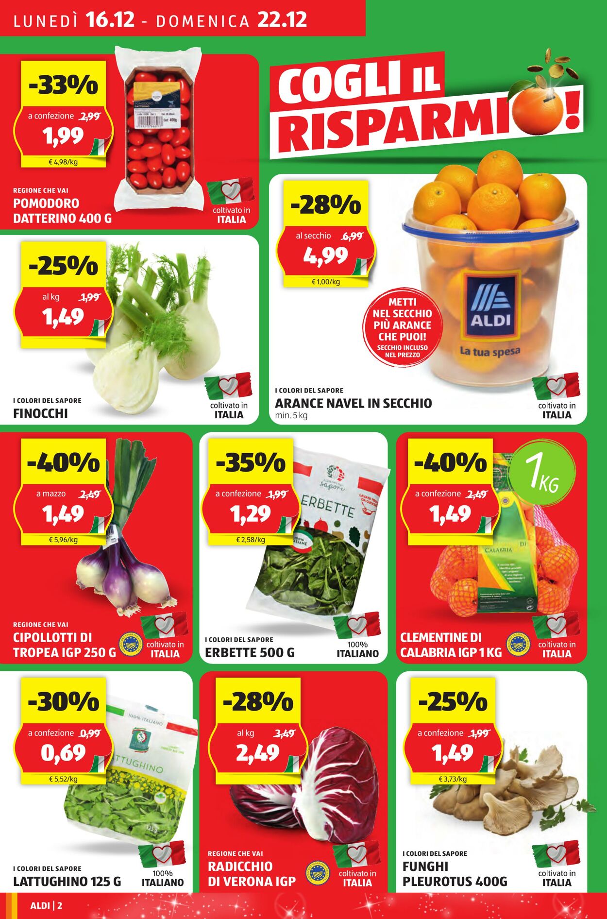 Volantino Aldi 16.12.2024 - 22.12.2024