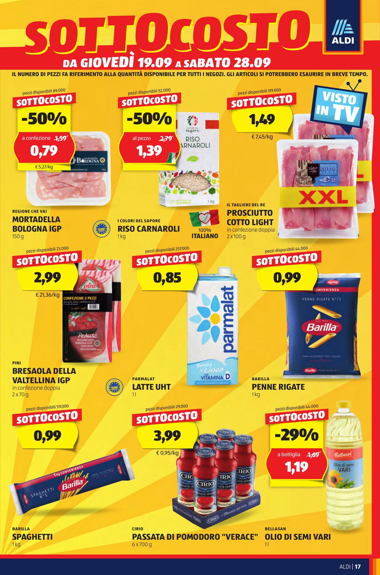 Volantino Aldi 16.09.2024 - 22.09.2024