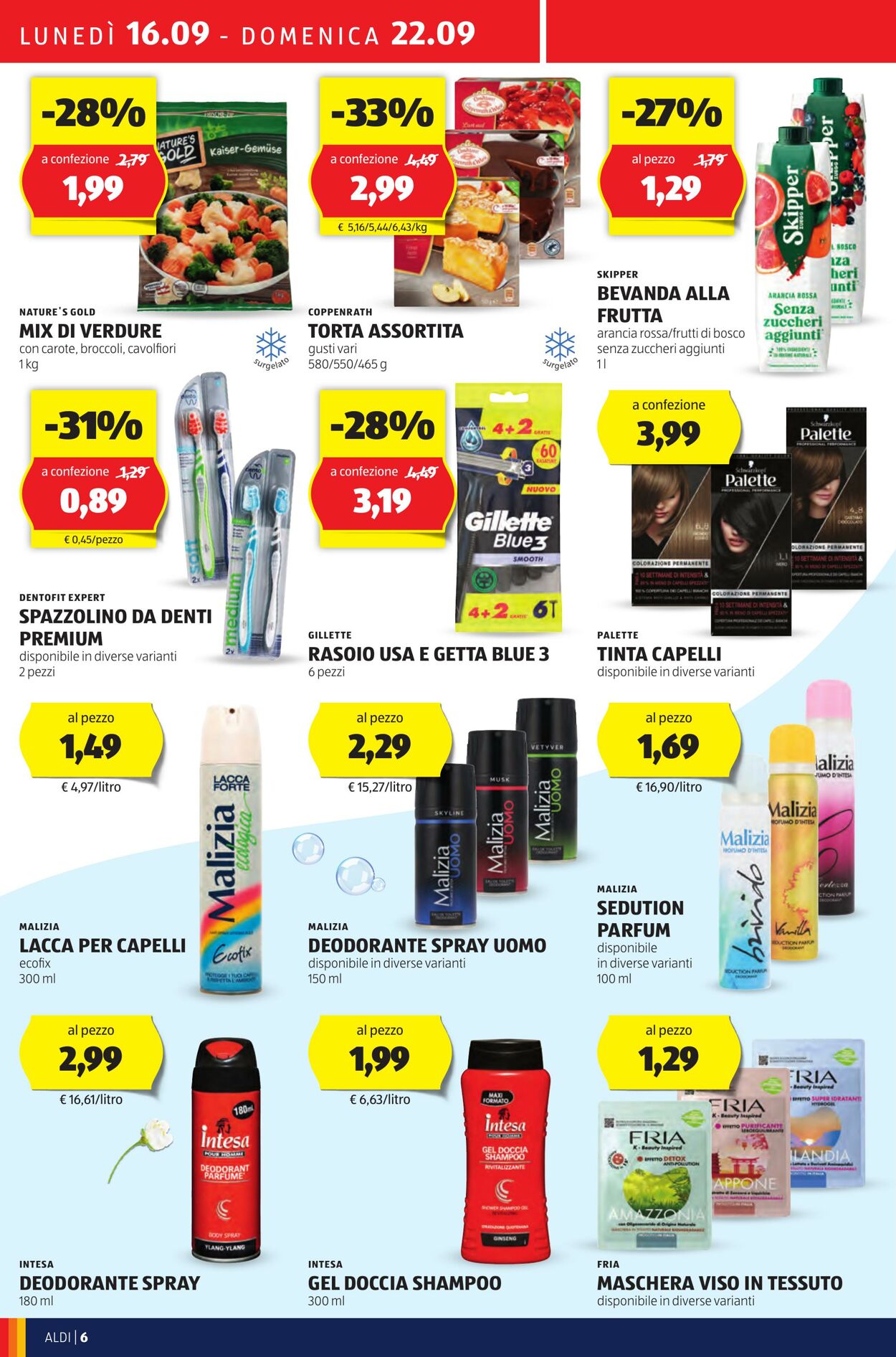 Volantino Aldi 16.09.2024 - 22.09.2024