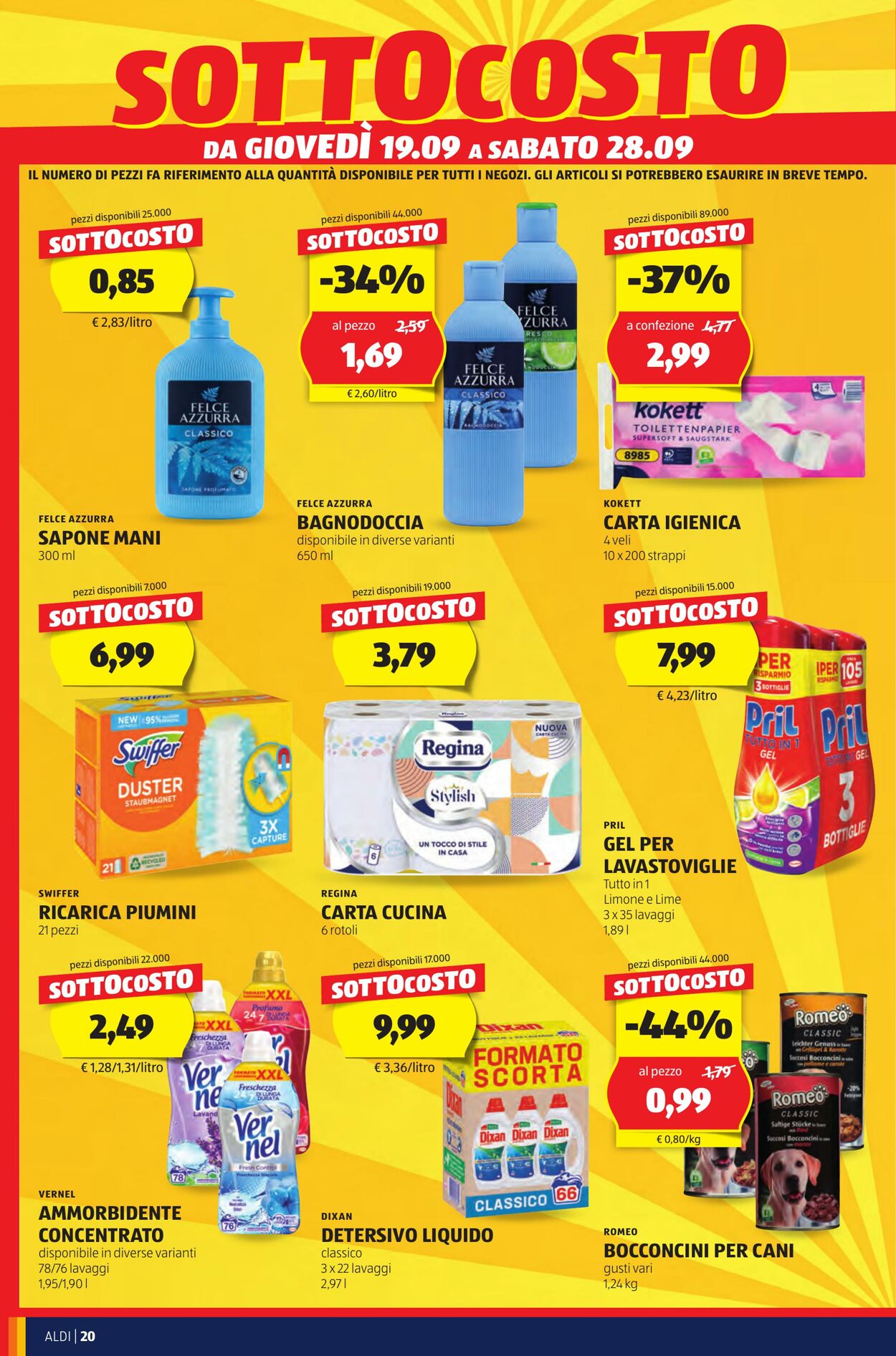 Volantino Aldi 16.09.2024 - 22.09.2024