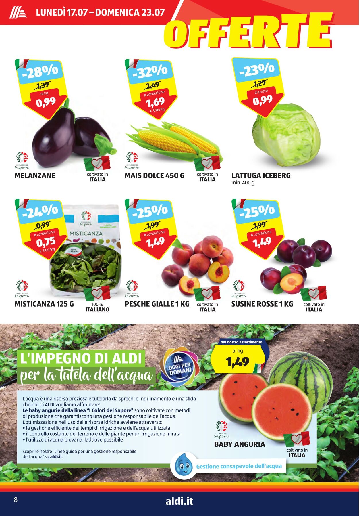 Volantino Aldi 17.07.2023 - 23.07.2023