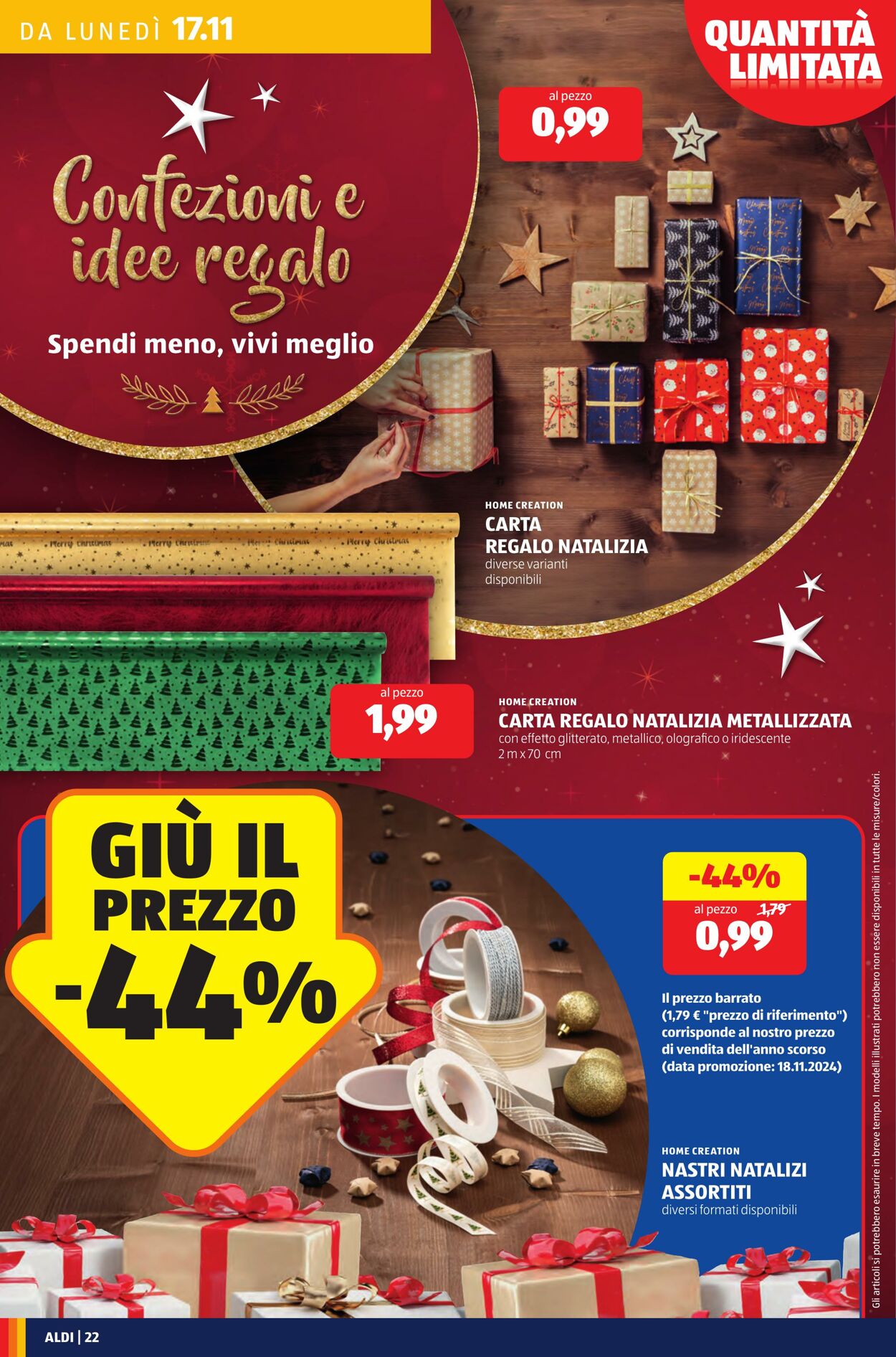 Volantino Aldi 17.11.2025 - 23.11.2025