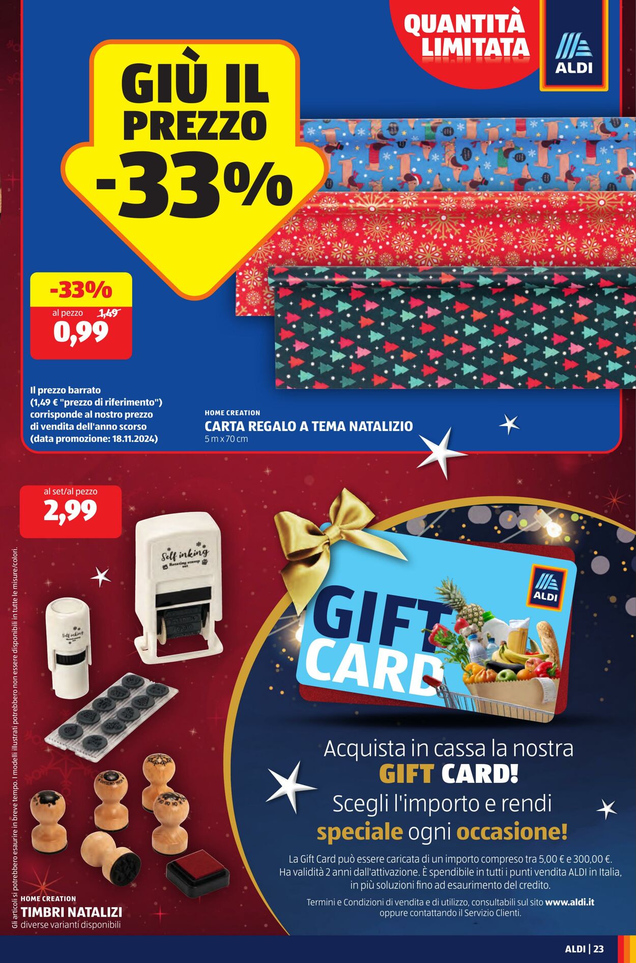 Volantino Aldi 17.11.2025 - 23.11.2025