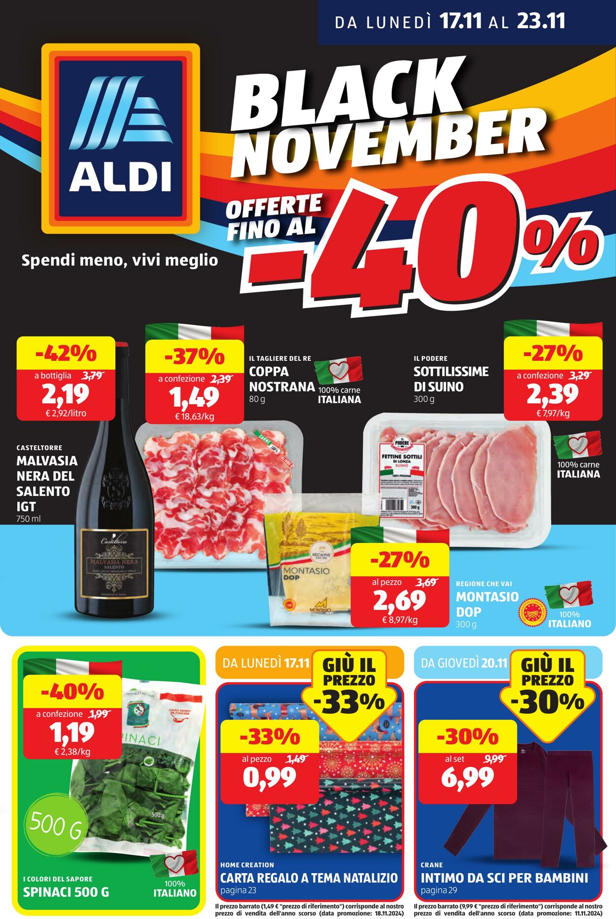 Volantino Aldi 17.11.2025 - 23.11.2025