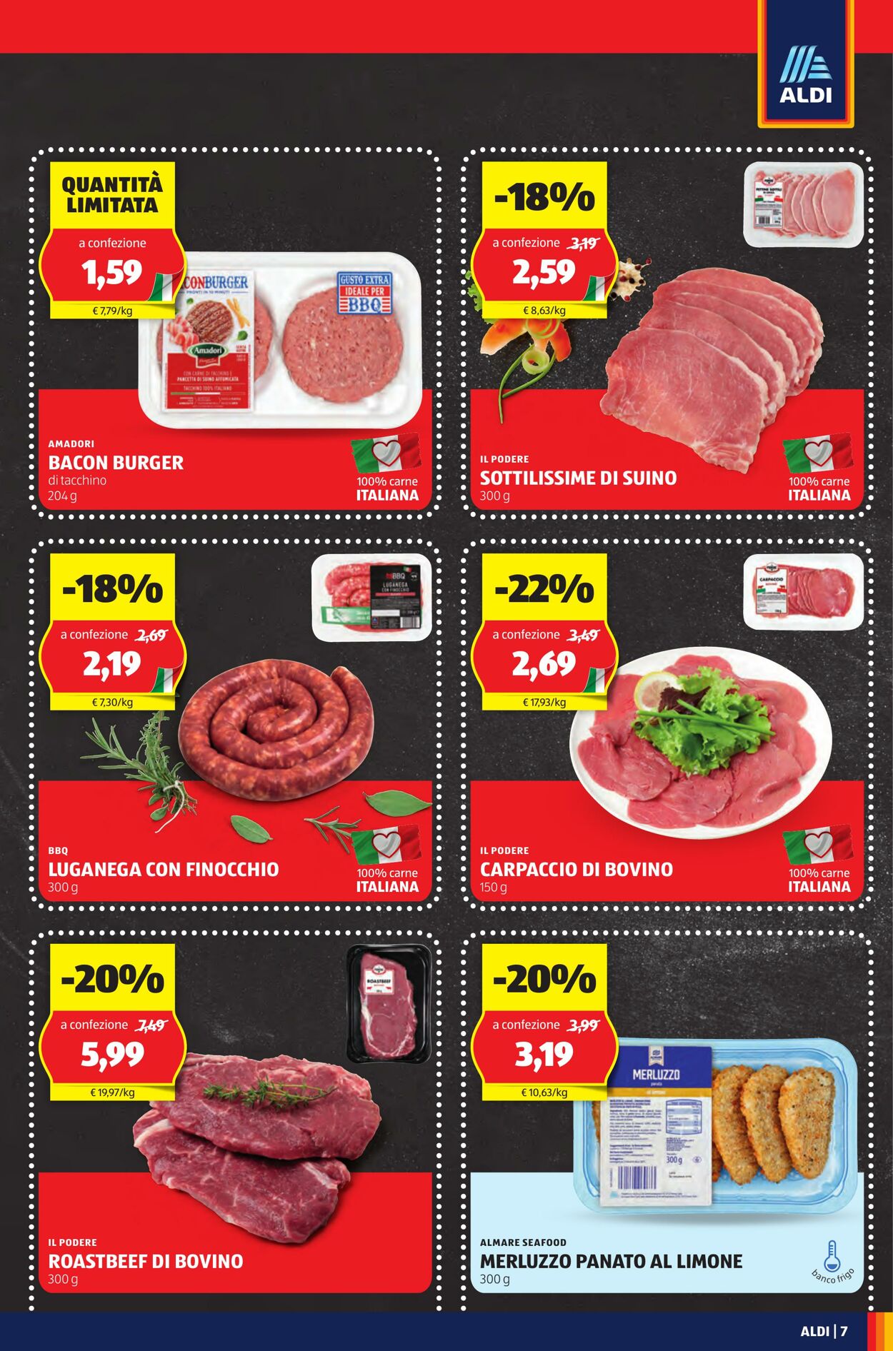Volantino Aldi 18.08.2025 - 24.08.2025