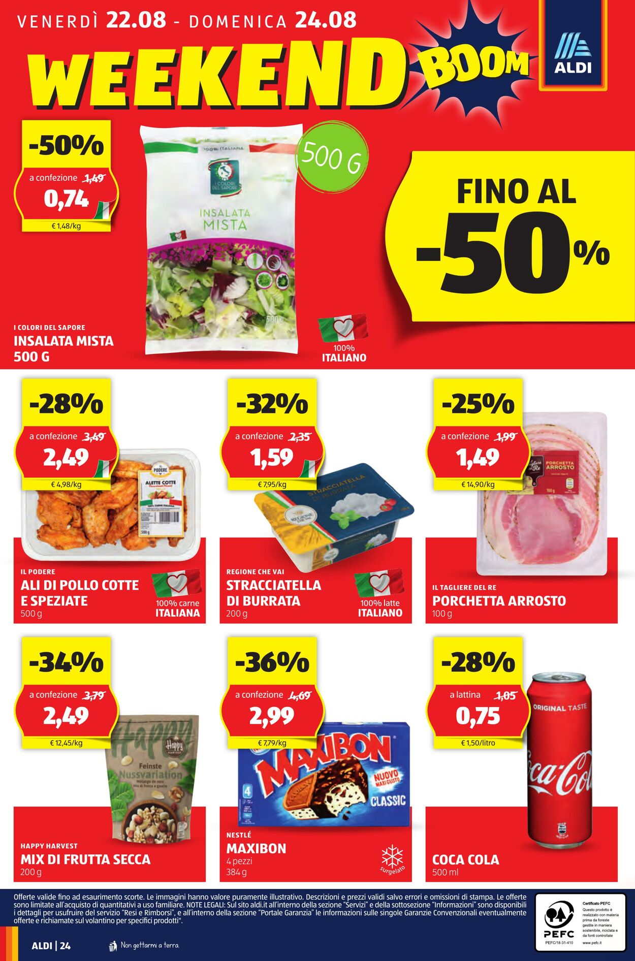 Volantino Aldi 18.08.2025 - 24.08.2025