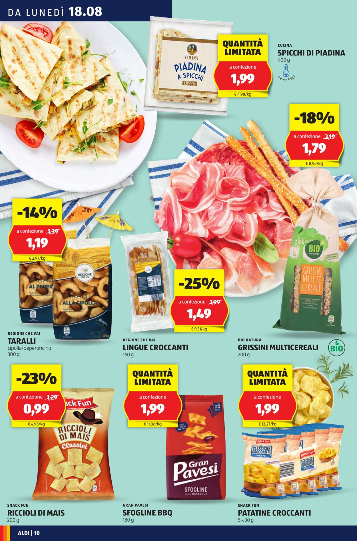 Volantino Aldi 18.08.2025 - 24.08.2025