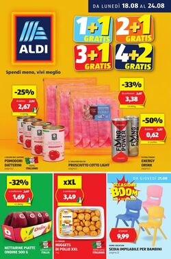 Volantino Aldi 18.08.2025 - 24.08.2025