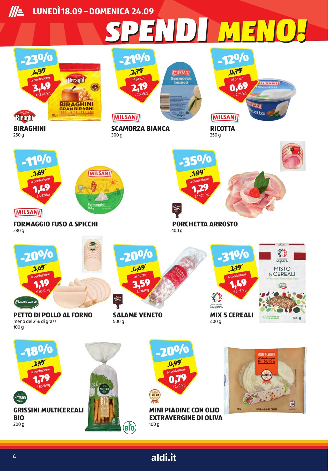 Volantino Aldi 18.09.2023 - 24.09.2023