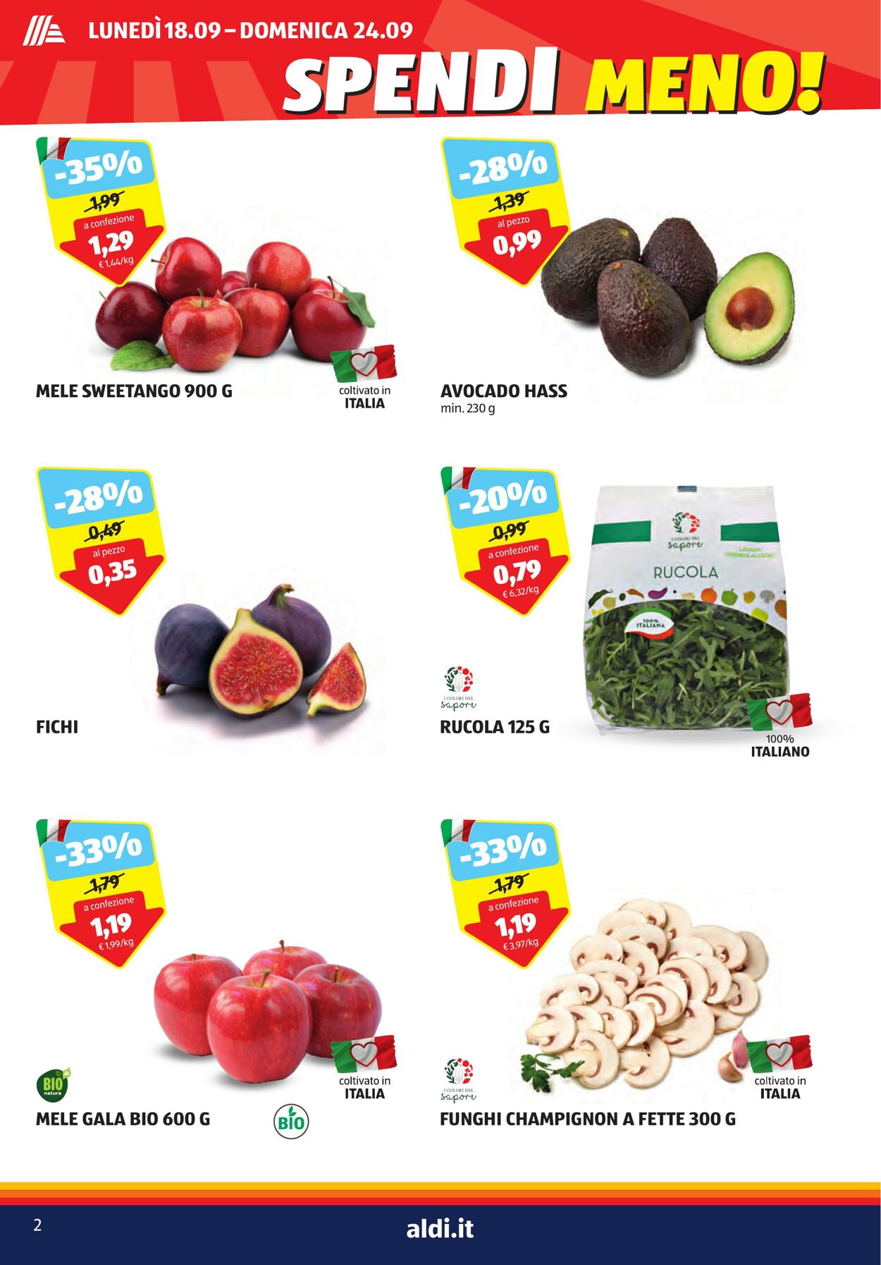 Volantino Aldi 18.09.2023 - 24.09.2023