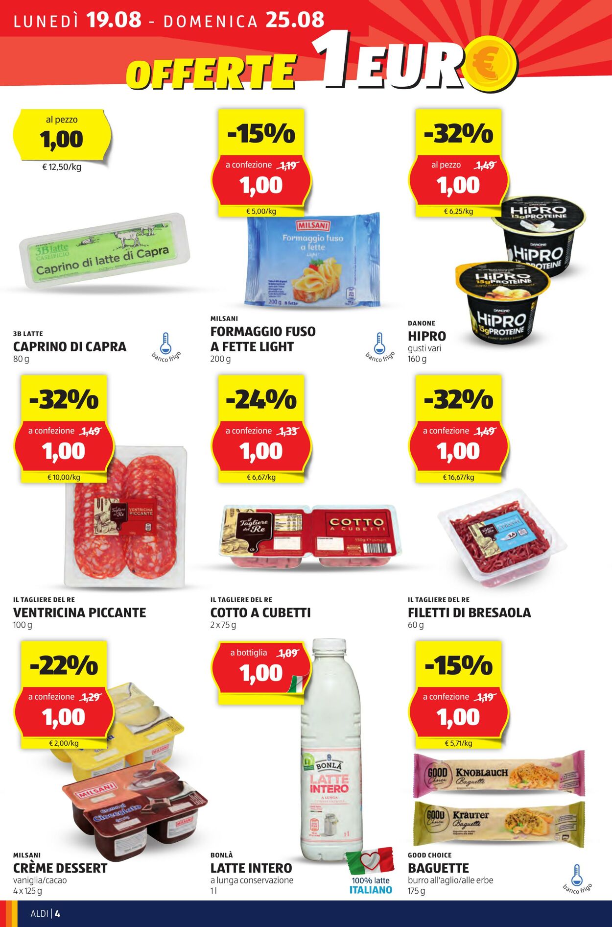 Volantino Aldi 19.08.2024 - 25.08.2024