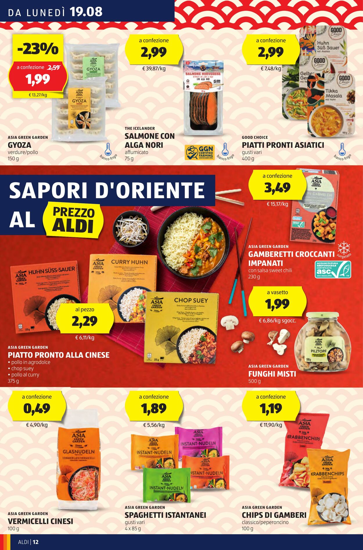 Volantino Aldi 19.08.2024 - 25.08.2024