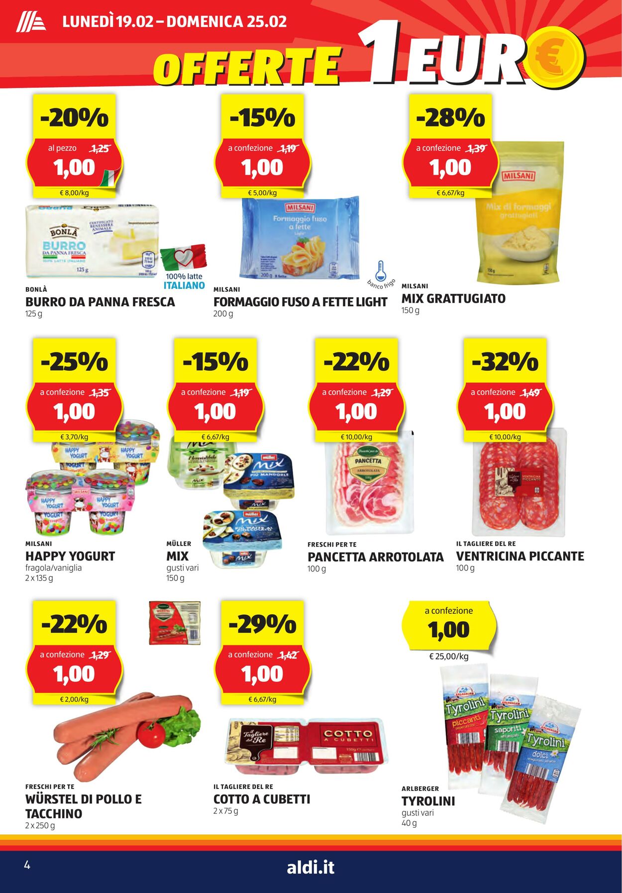 Volantino Aldi 19.02.2024 - 25.02.2024