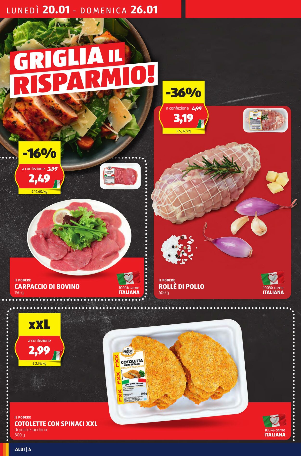 Volantino Aldi 20.01.2025 - 26.01.2025