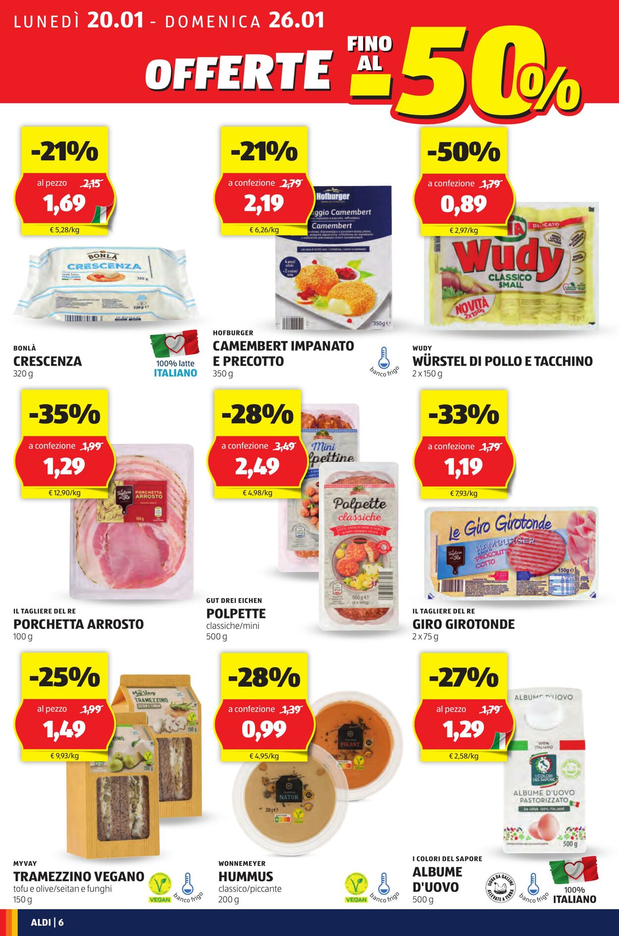 Volantino Aldi 20.01.2025 - 26.01.2025