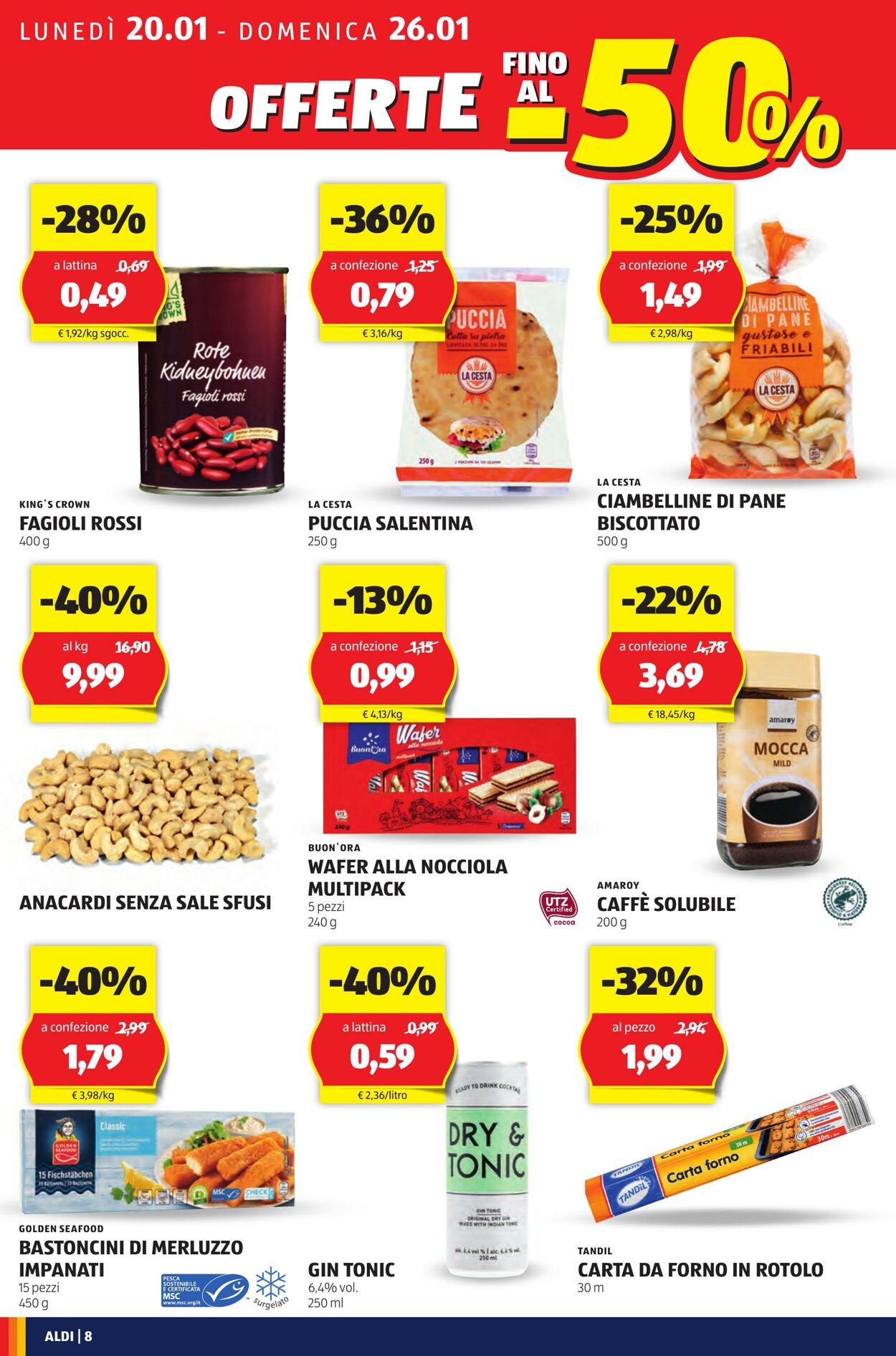 Volantino Aldi 20.01.2025 - 26.01.2025