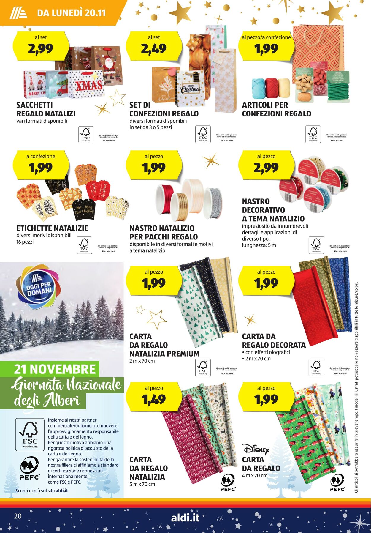 Volantino Aldi 20.11.2023 - 26.11.2023