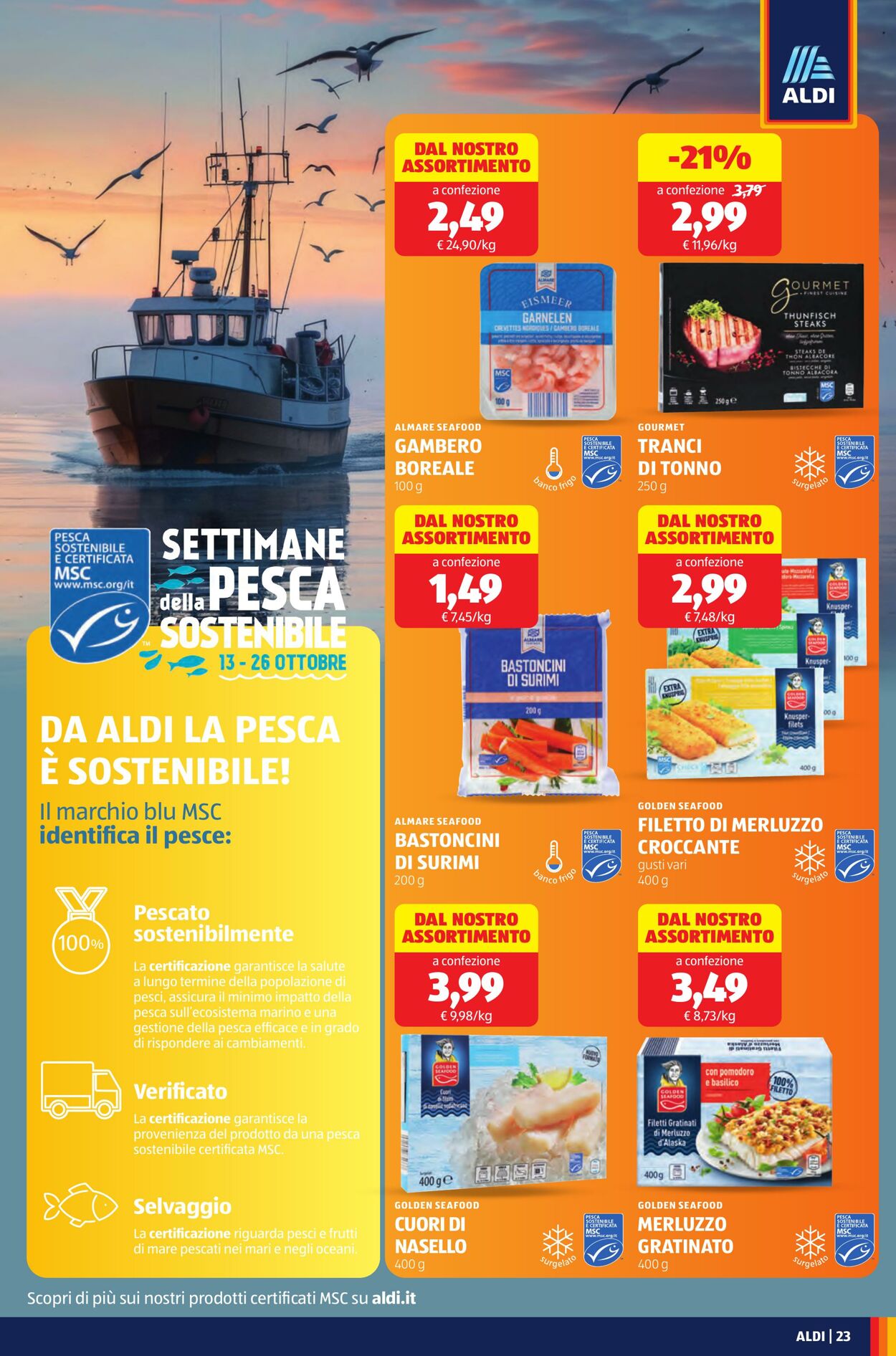 Volantino Aldi 20.10.2025 - 26.10.2025