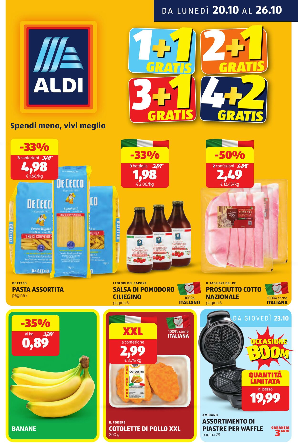 Volantino Aldi 20.10.2025 - 26.10.2025