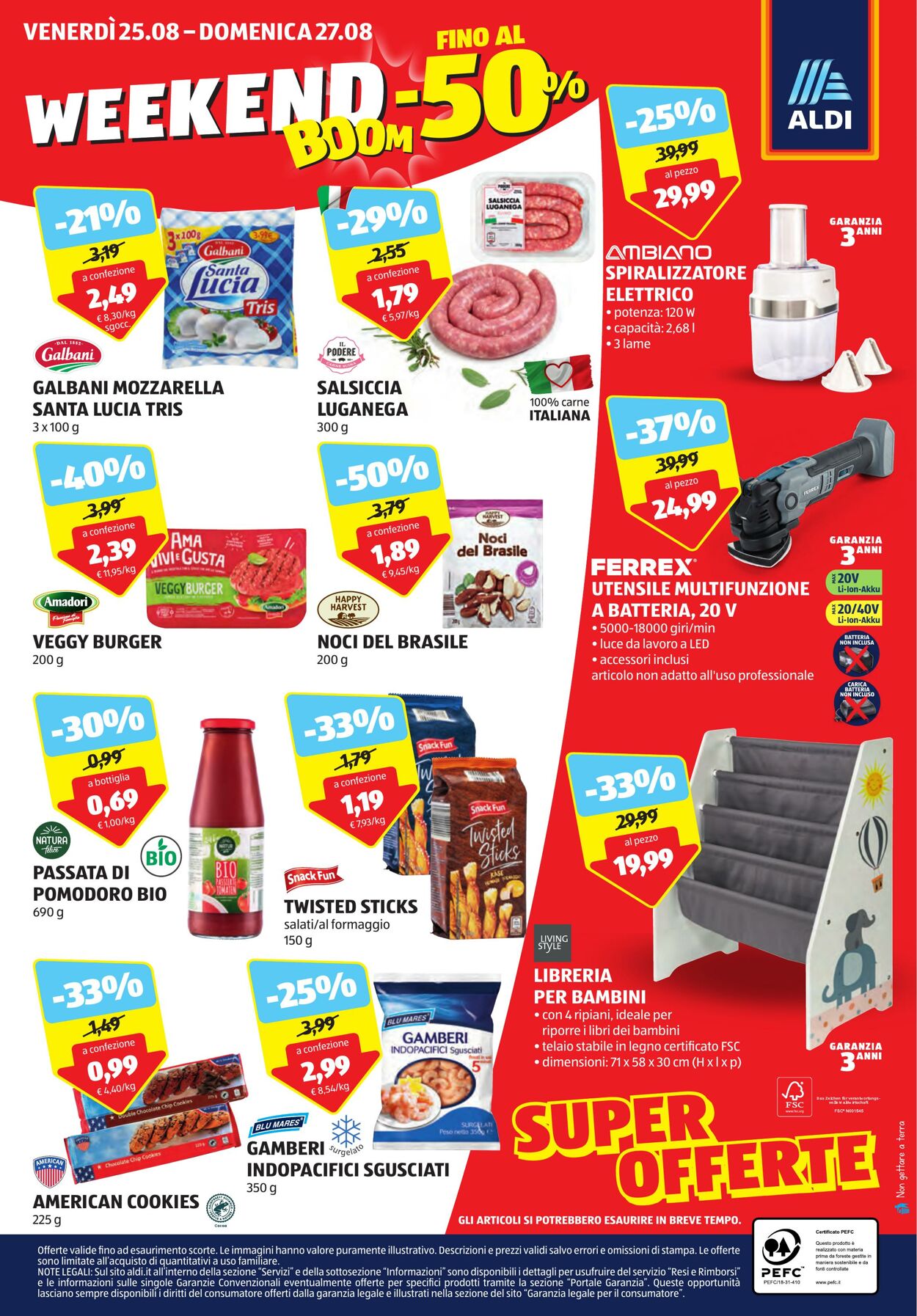 Volantino Aldi 21.08.2023 - 27.08.2023