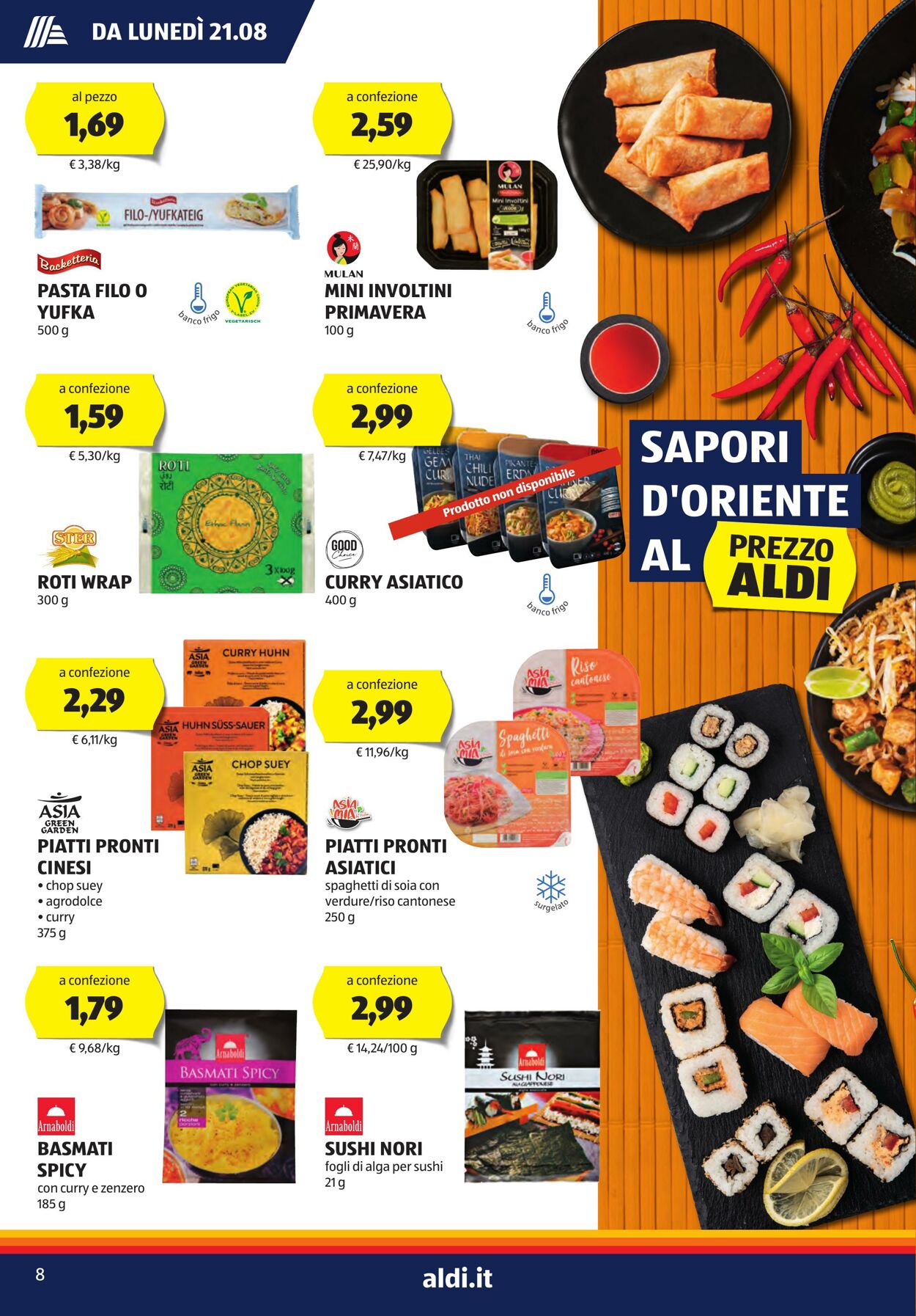 Volantino Aldi 21.08.2023 - 27.08.2023