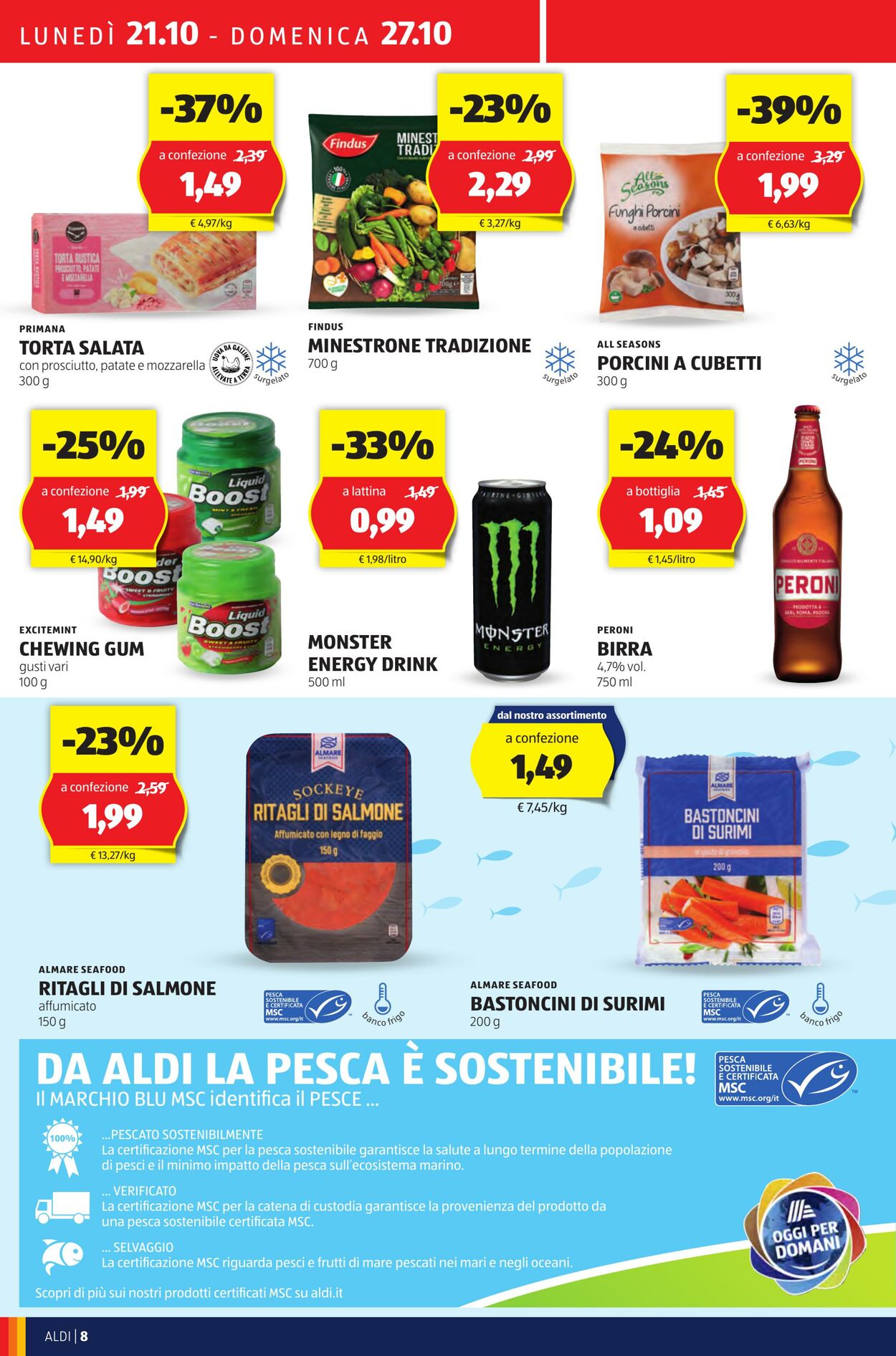 Volantino Aldi 21.10.2024 - 27.10.2024