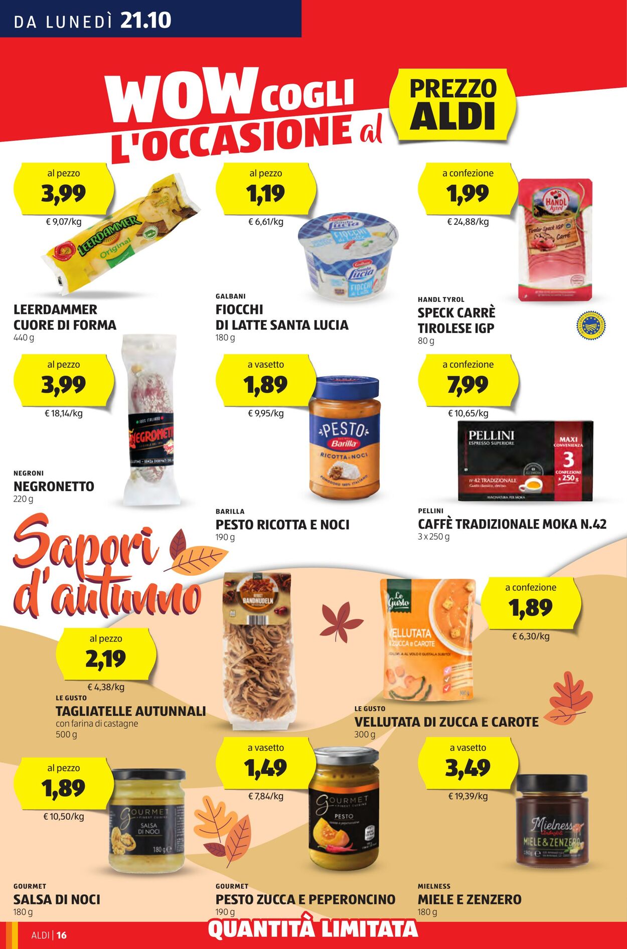 Volantino Aldi 21.10.2024 - 27.10.2024