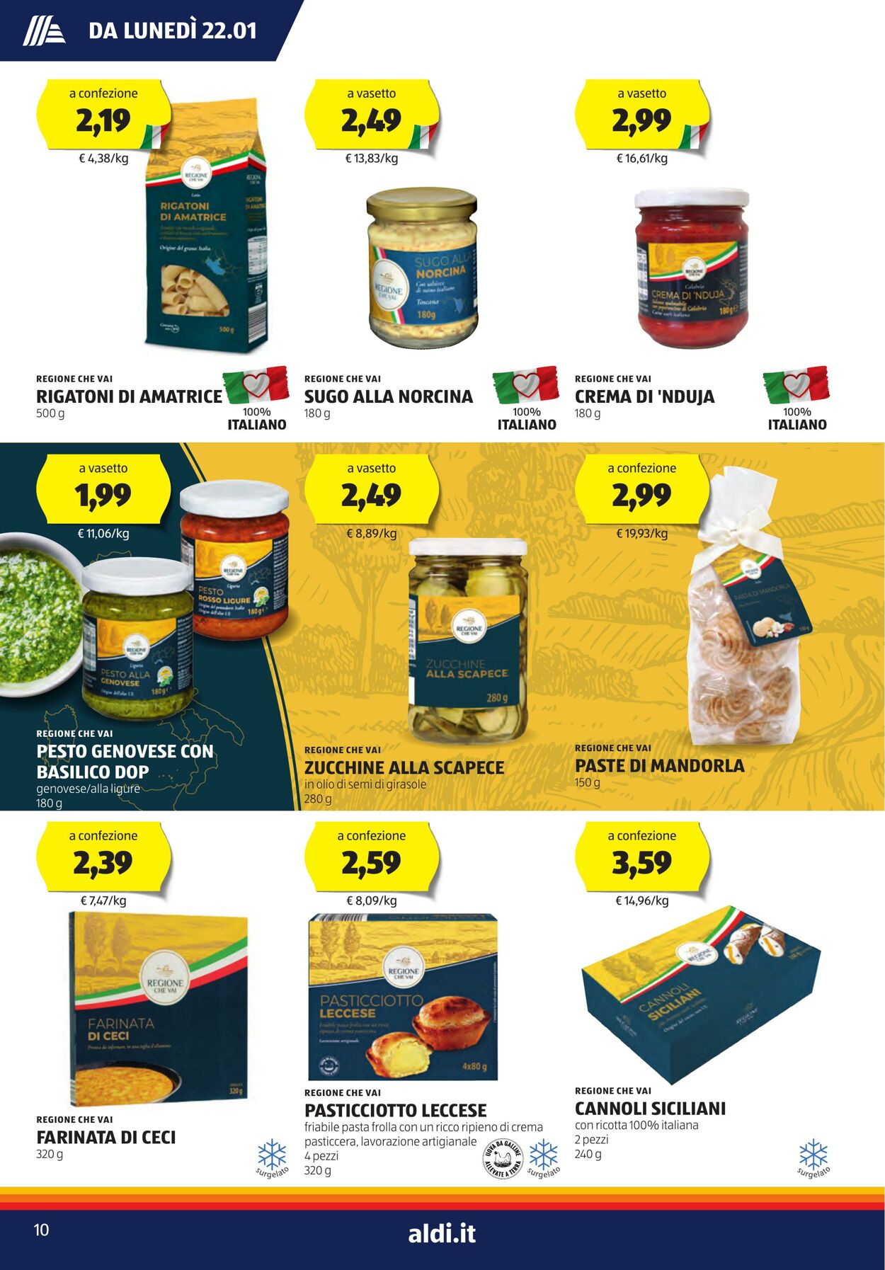 Volantino Aldi 22.01.2024 - 28.01.2024