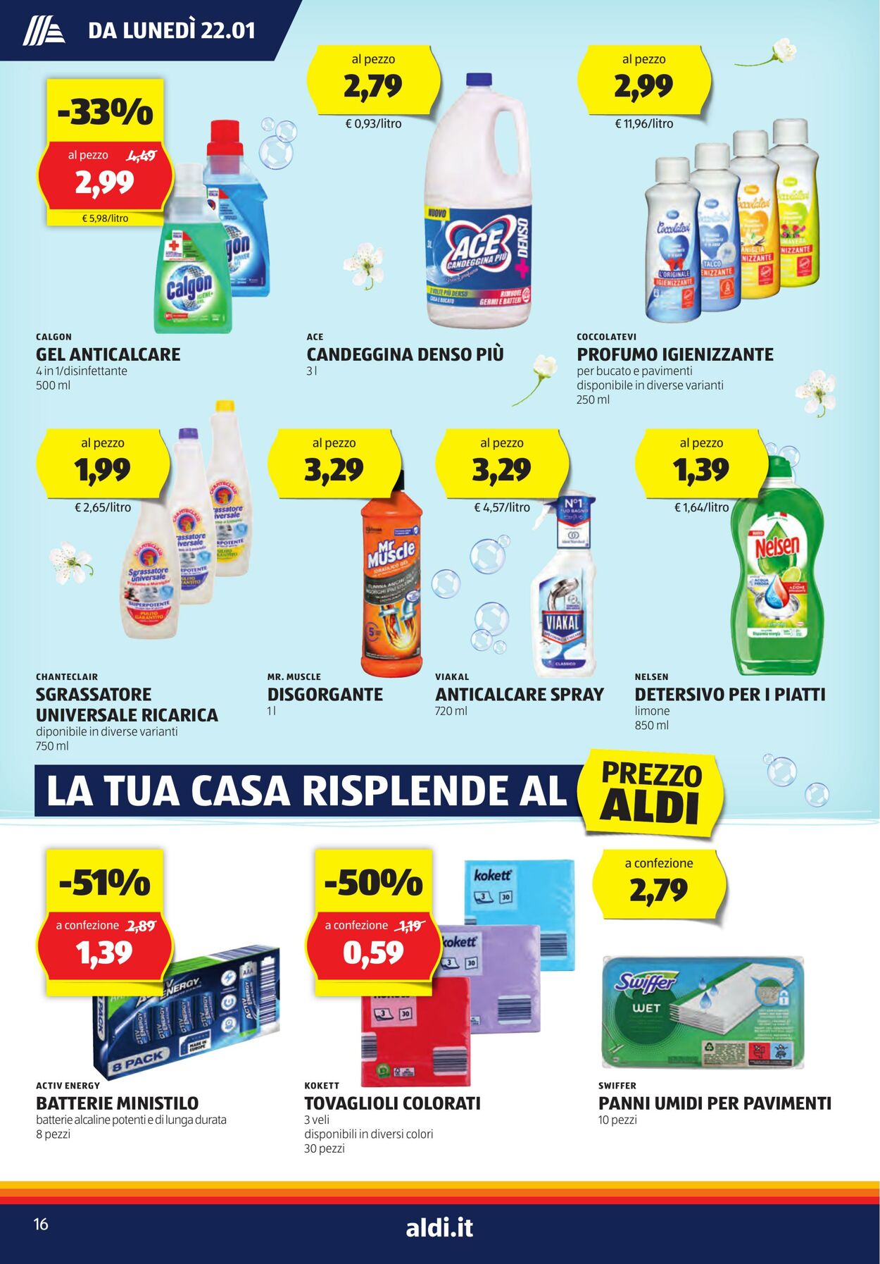 Volantino Aldi 22.01.2024 - 28.01.2024