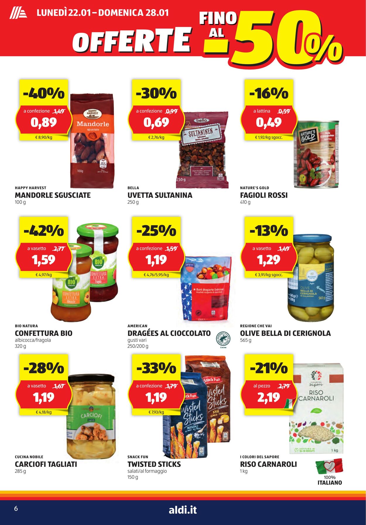 Volantino Aldi 22.01.2024 - 28.01.2024