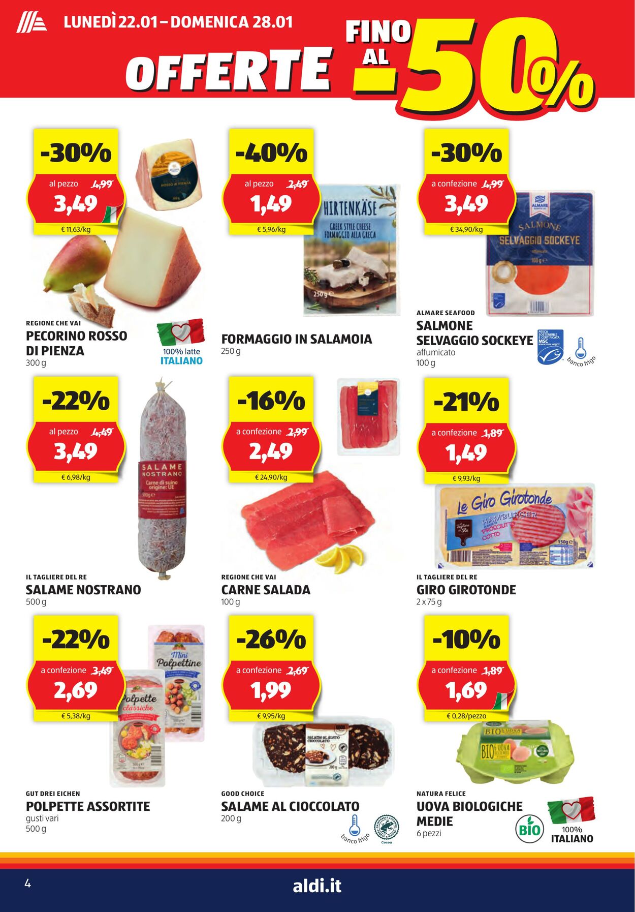 Volantino Aldi 22.01.2024 - 28.01.2024