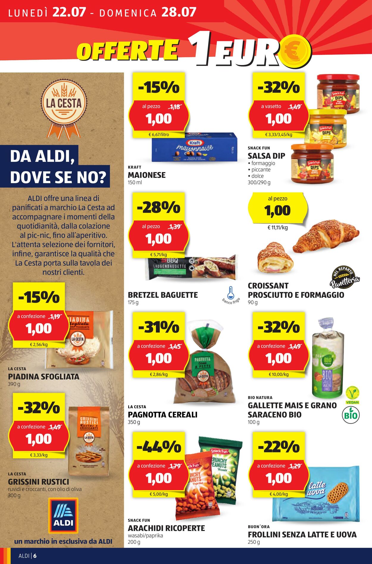 Volantino Aldi 22.07.2024 - 28.07.2024