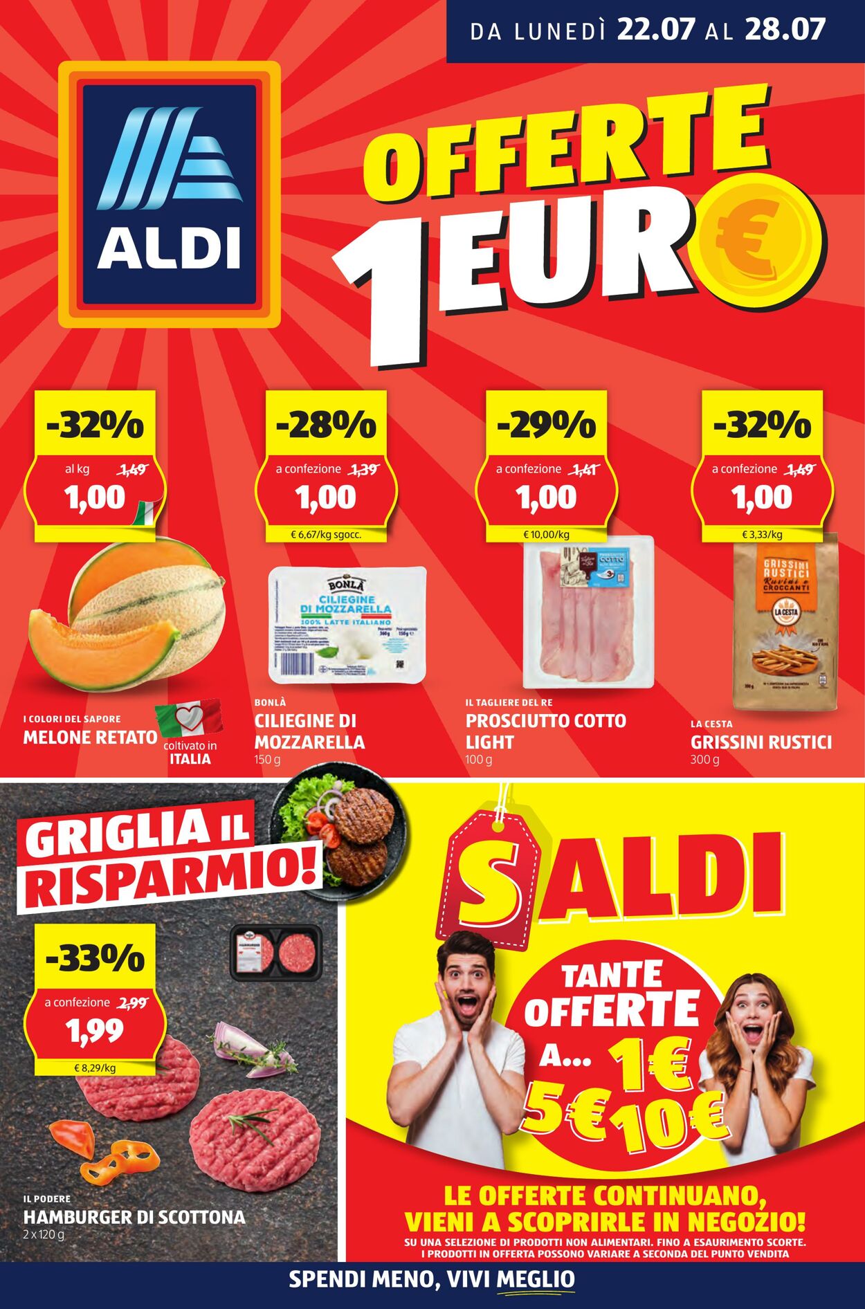 Volantino Aldi 22.07.2024 - 28.07.2024