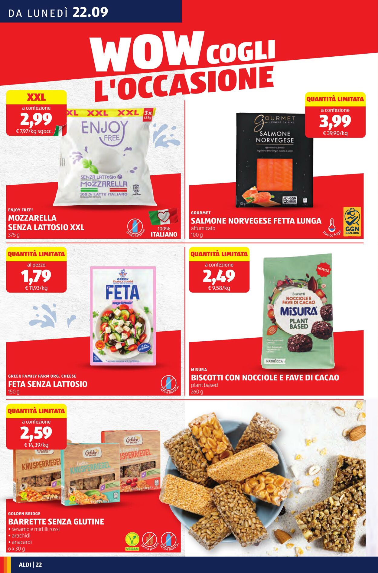 Volantino Aldi 22.09.2025 - 28.09.2025