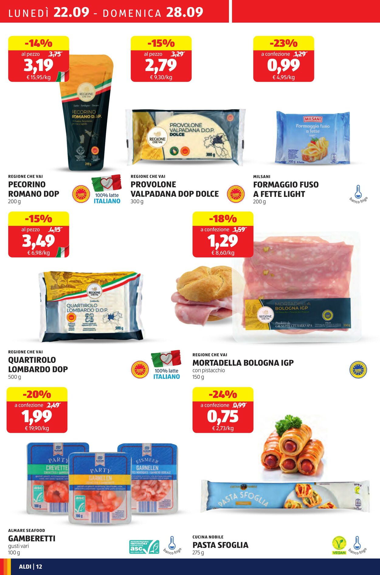 Volantino Aldi 22.09.2025 - 28.09.2025