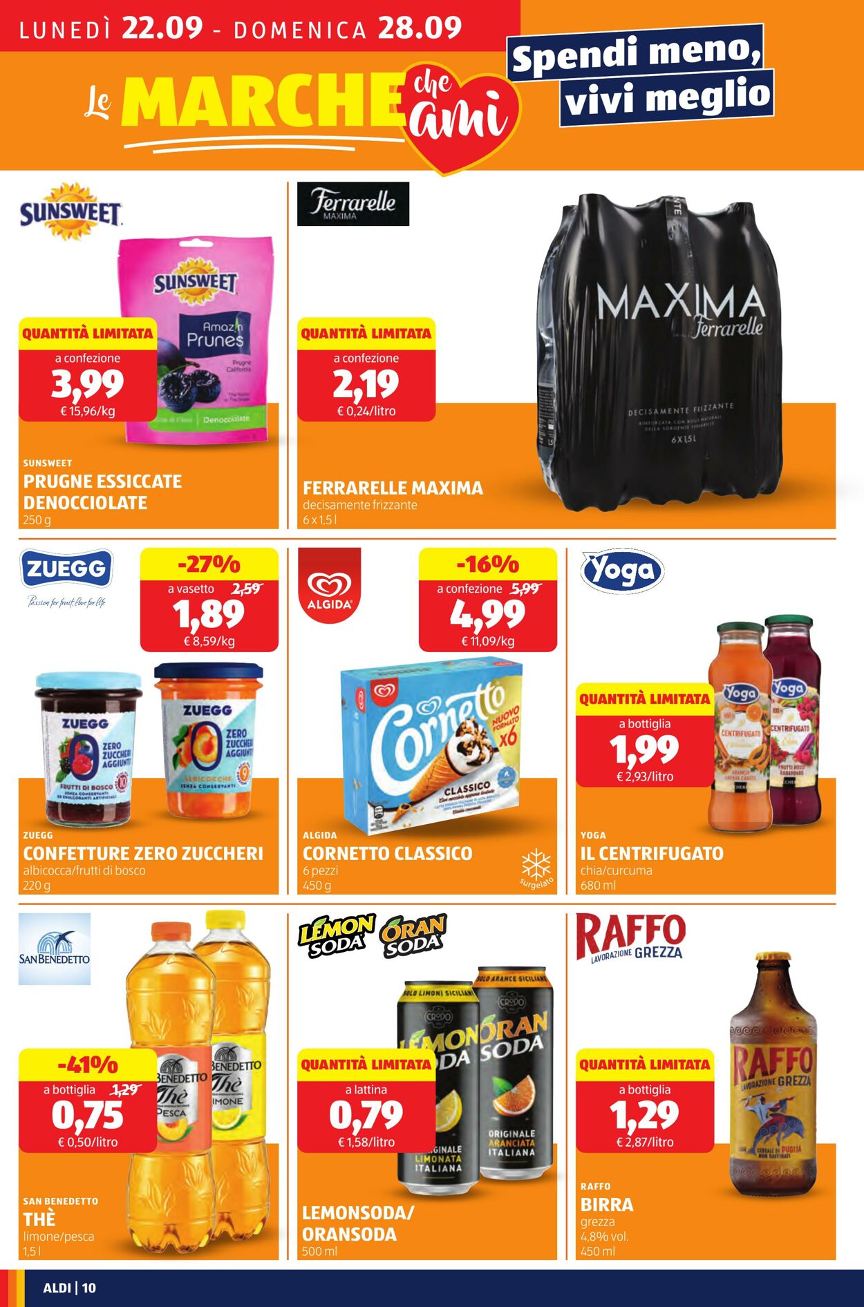Volantino Aldi 22.09.2025 - 28.09.2025