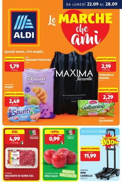 Volantino Aldi 22.09.2025 - 28.09.2025