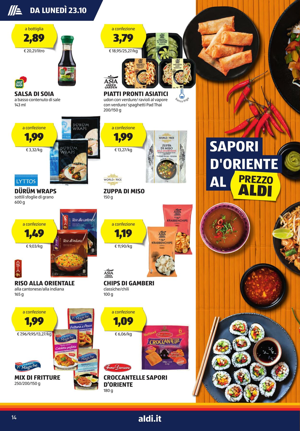 Volantino Aldi 23.10.2023 - 29.10.2023