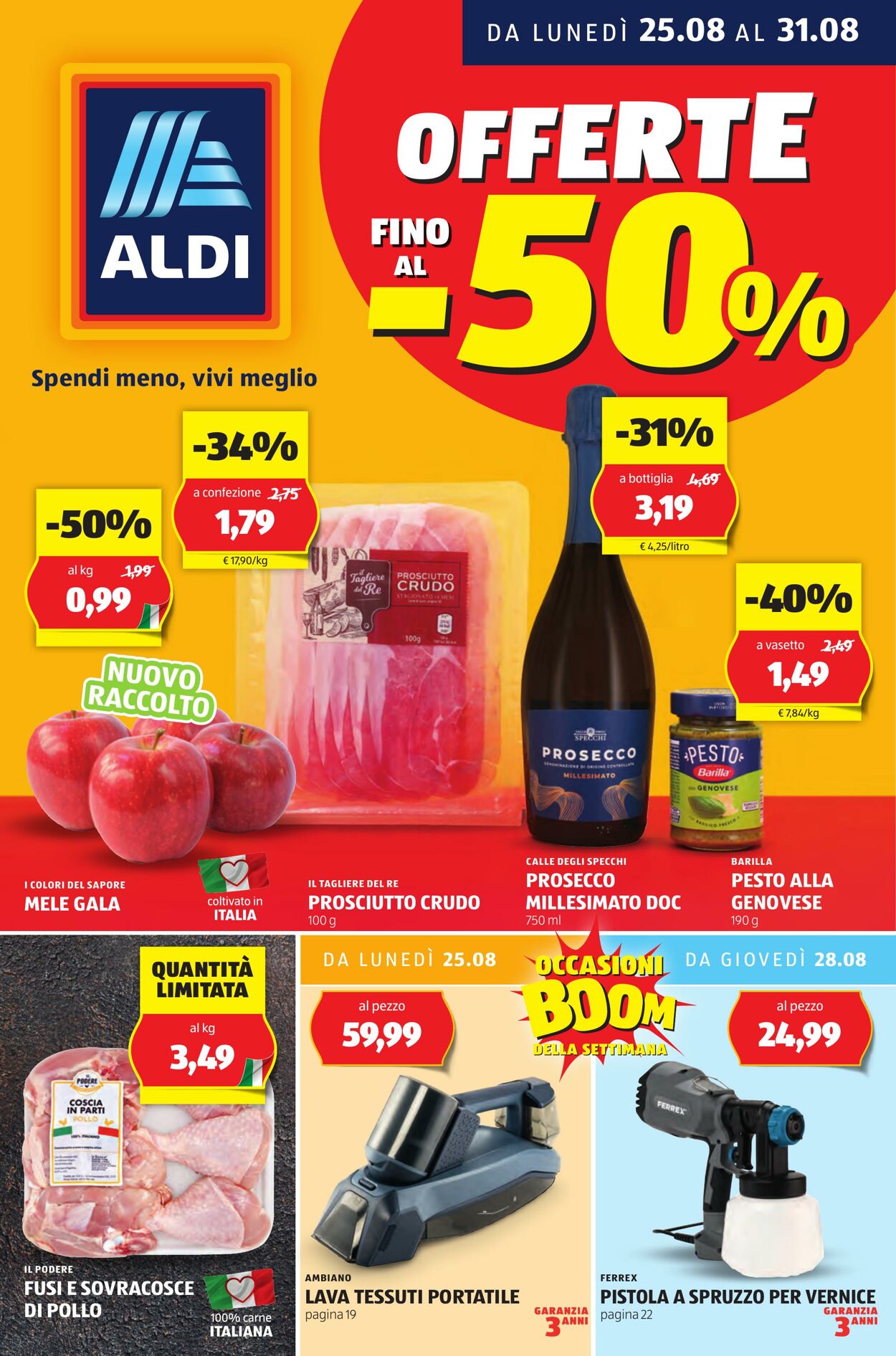 Volantino Aldi 25.08.2025 - 31.08.2025