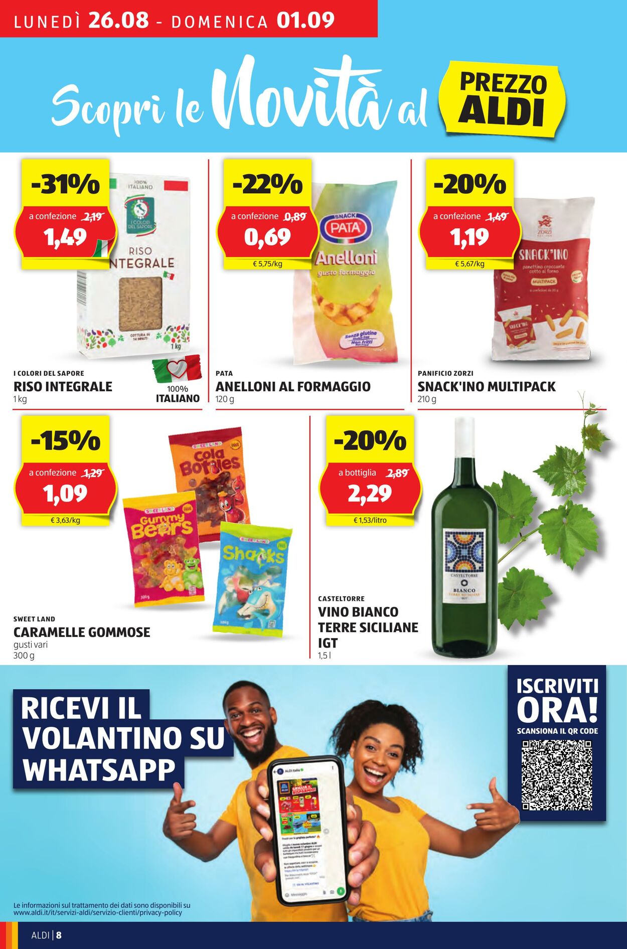 Volantino Aldi 26.08.2024 - 01.09.2024