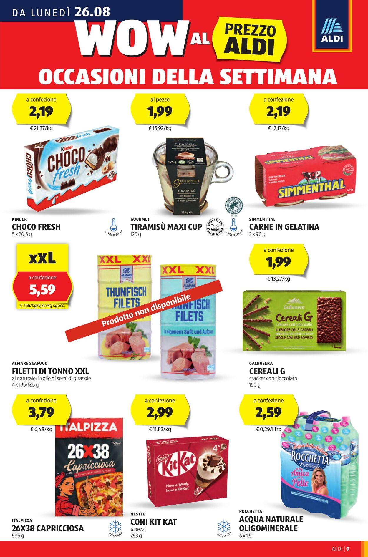 Volantino Aldi 26.08.2024 - 01.09.2024